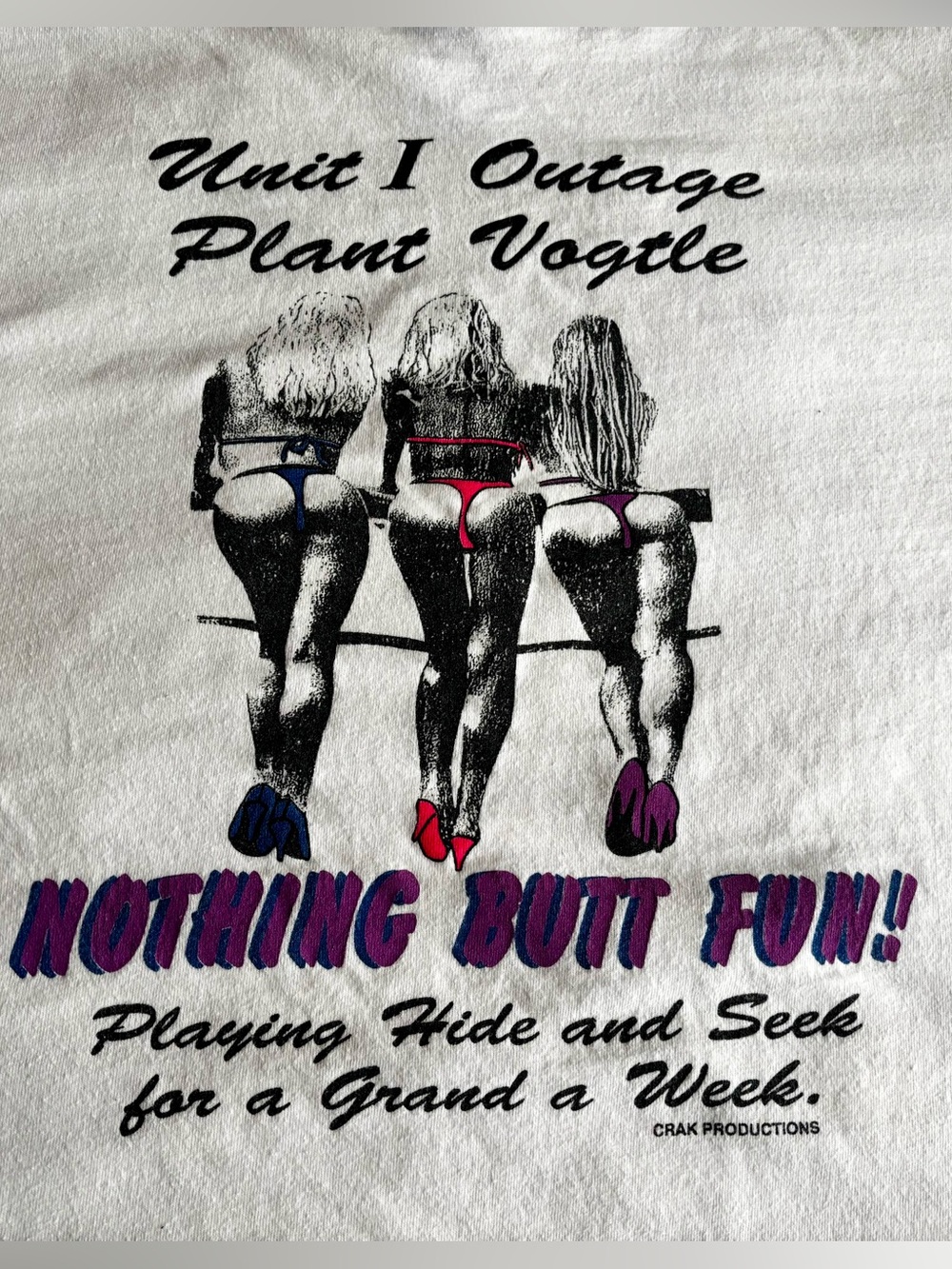 Vintage Plant Vogtle Nuclear Power Plant Outage T-Shirt - Picture 4 of 5